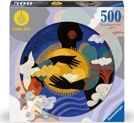 Puzzel RAVENSBURGER 500 stukjes – kleine zon, zintuig ‘lezen’ (rond)