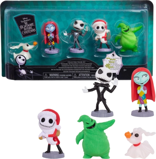 Halloweenstad set van 5 glow-in-the-darkfiguren