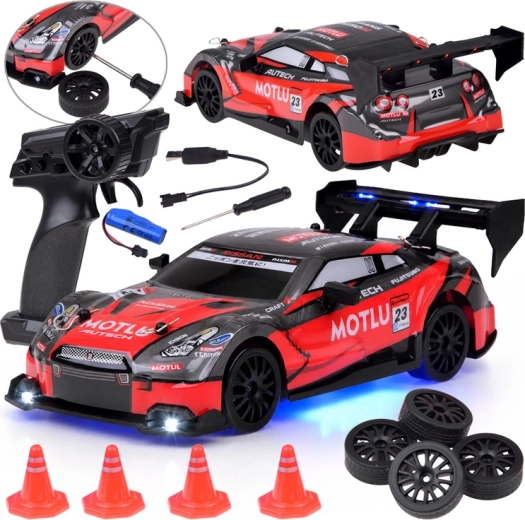 Op afstand bestuurbare sportauto 4x4 met drift 1:24