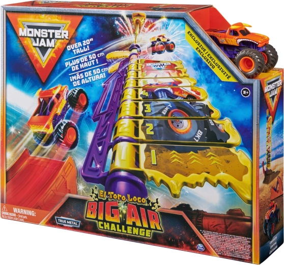 Monster Jam El Toro Loco Big Air Challenge speelset 1:64