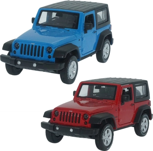 Metalen model Jeep Wrangler met geluid en licht 1:32