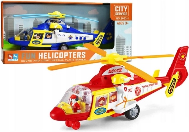 Helikopter 38 cm met licht- en geluidseffecten