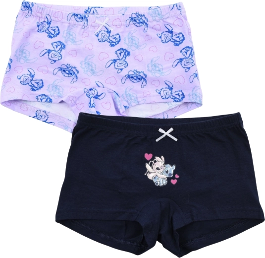 Meisjesboxershorts Lilo & Stitch, set van 2 stuks – Maat: 98-104