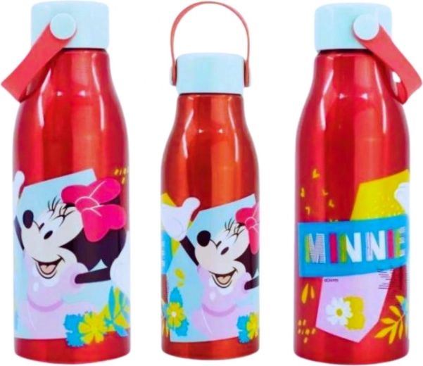 Aluminium fles Minnie met siliconen draaglus 760 ml