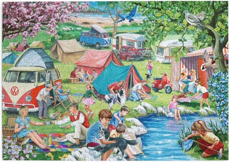 Puzzel Kamperen 1000 stukjes
