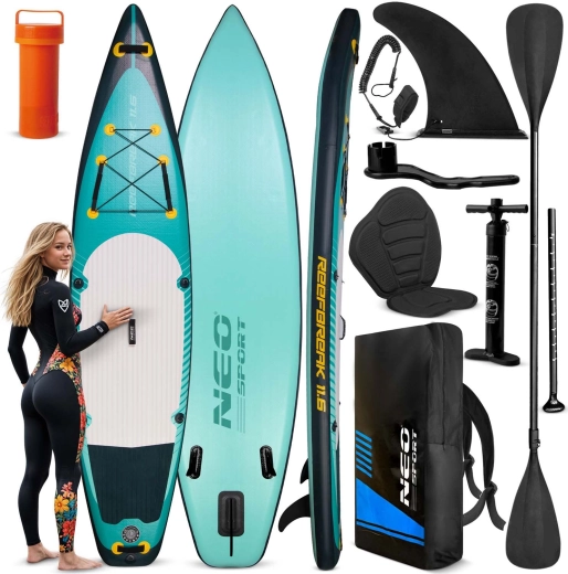 Opblaasbaar paddleboard Neo-Sport Reefbreak 350 × 81 × 15 cm