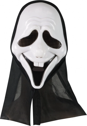 Geestmasker met sjaal