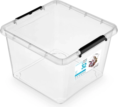 SimpleStore opbergbox met deksel 32 l (39 × 39 × 26 cm)
