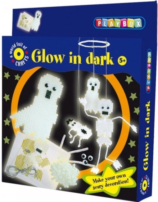 Gloeiende strijkkralen Skeletten en geesten 1100 stuks