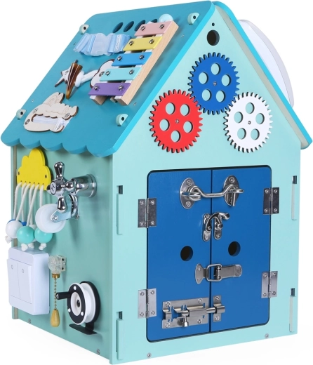 Activity board huisje voor kinderen 2Kids Toys – Blauw