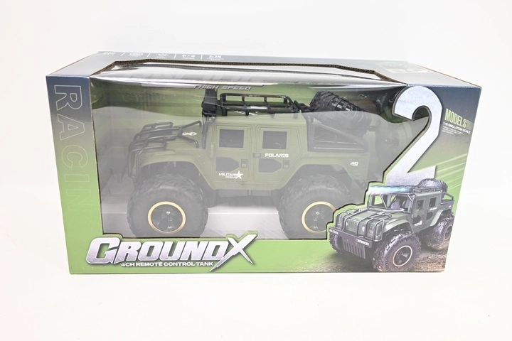 Militaire terrein-RC-auto met afstandsbediening - 1 stuk