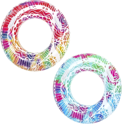 Opblaasbare zwemband voor kinderen 91 cm BESTWAY – 3 kleuren met handgrepen