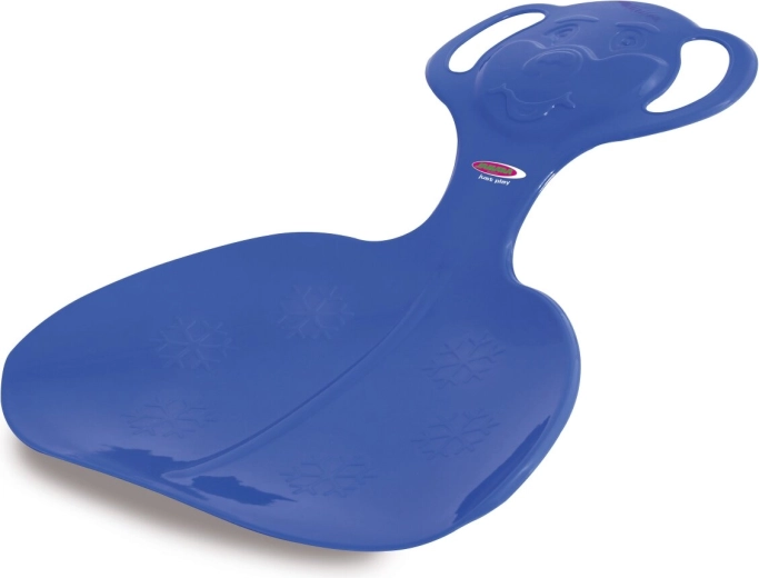 Snow Play sneeuwglijschotel beer blauw - 1 stuk