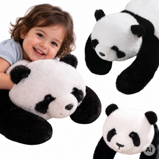 WOOPIE Zintuiglijke knuffelpanda met verzwarend gewicht 1 kg