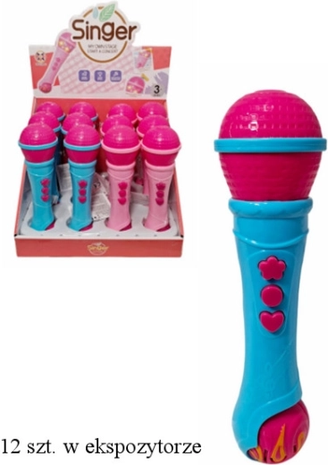 Kinder-microfoon met geluiden, melodieën en lichtjes