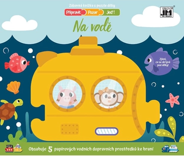 Klaar, klaar… varen! op het water – interactief boek met uitneembare onderdelen