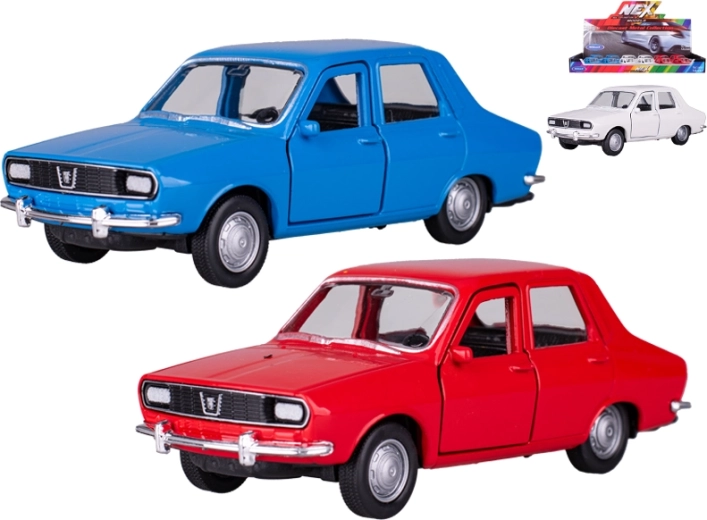 Metalen automodel Dacia 1300 1:34 Welly met pull-back aandrijving