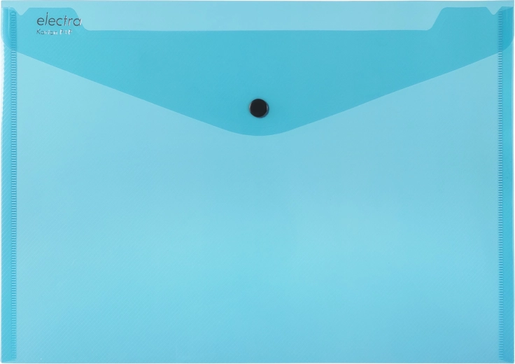 Documentenmap met drukknoop A4 ELECTRA, donkergroen