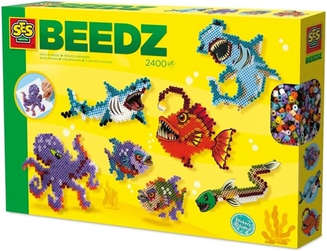 SES Creative strijkkralen – spookachtige zeemonsters