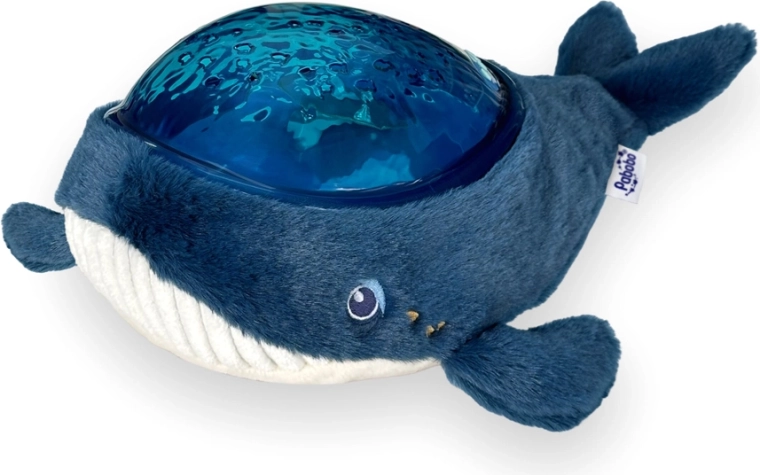 Pabobo Aqua Dream pluchen walvis – nachtprojector met melodieën