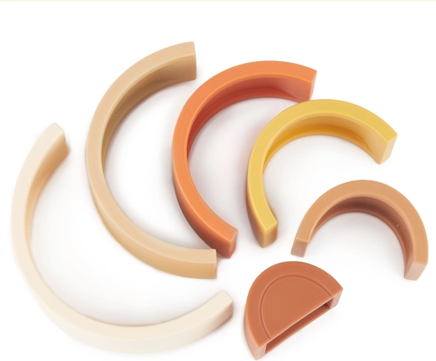 Bieco siliconen stapelboog Chocolate Bliss