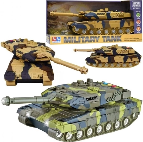 Kindertank met licht- en geluidseffecten