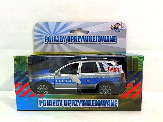 Volvo politieauto met licht en geluid 14 cm