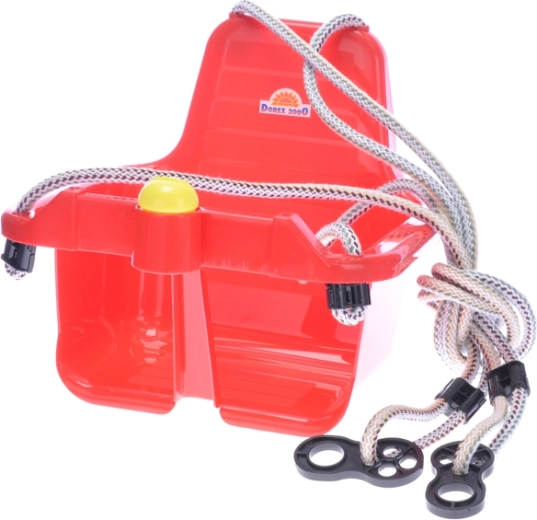 Kinder schommel met claxon – rood