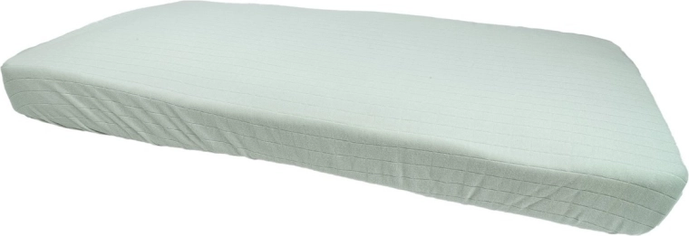 Lodger slumber solid hoeslaken voor wieg 40 × 80 cm peppermint