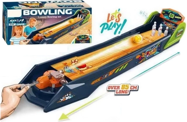 Kinderbowling met lanceerder en baan