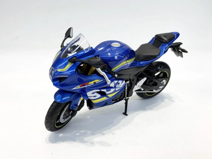 Motorfietsmodel MSZ Suzuki GSX-R1000 1:12 blauw - 1 stuk