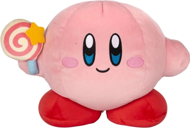 TOMY Mocchi mega pluchen Kirby-knuffel met ijsje