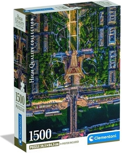 Clementoni puzzel Flying Over Paris 1500 stukjes