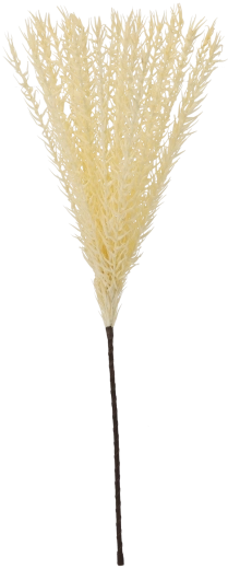 Decoratief gras 85 cm wit (12 stuks)