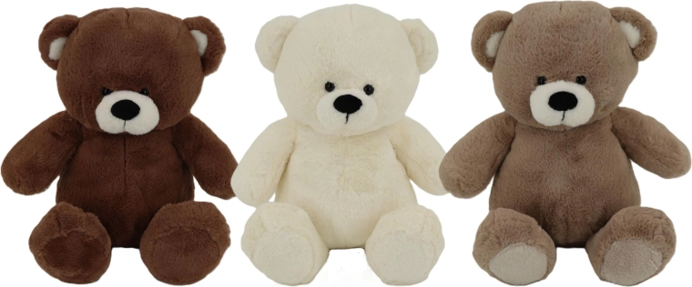 Cuddly & Huggy pluchen teddybeer 50 cm (3 kleuren) - 1 stuk
