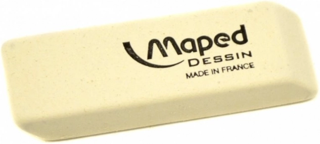Maped gum voor tekenen