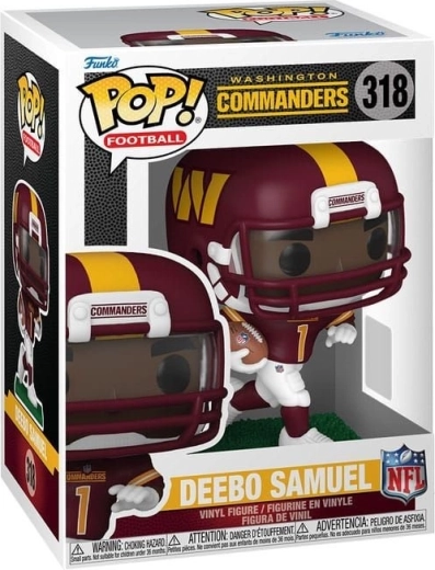 Funko Pop! Football NFL Deebo Samuel – Washington Commanders #318 - 1 stuk