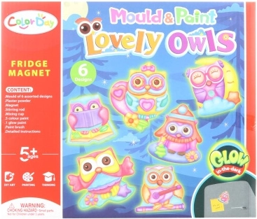 Magneetjes maken – uiltjes die in het donker lichtgeven
