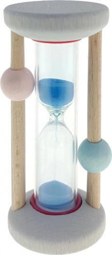 Zandloper voor kinderen roze-blauw HESS