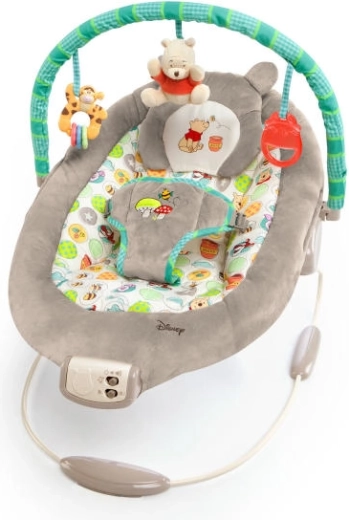 Vibrerende wipstoel met melodieën DISNEY Baby WINNIE THE POOH Dots & Hunny, 0m+, tot 9 kg