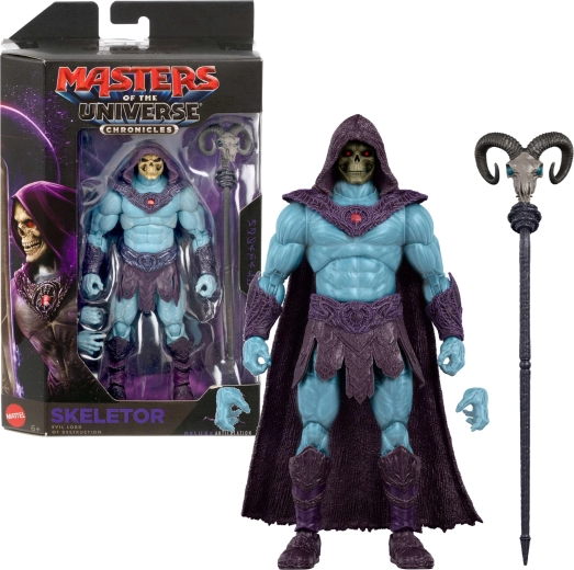 Mattel Masters of the Universe Chronicles figuur Skeletor 17 cm met accessoires