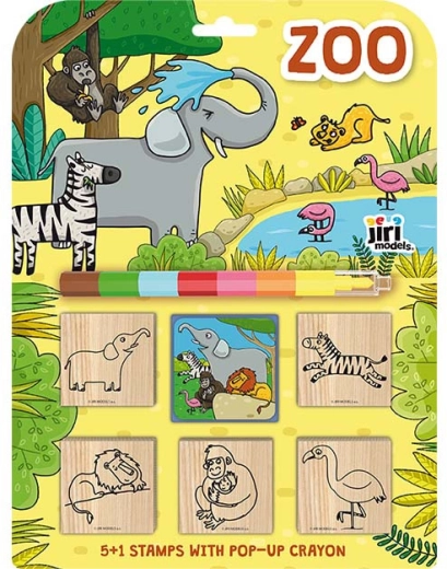 ZOO Stempels Set met Wasco
