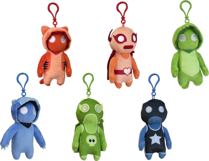 Pluchen sleutelhanger Gang Beasts - 1 stuk