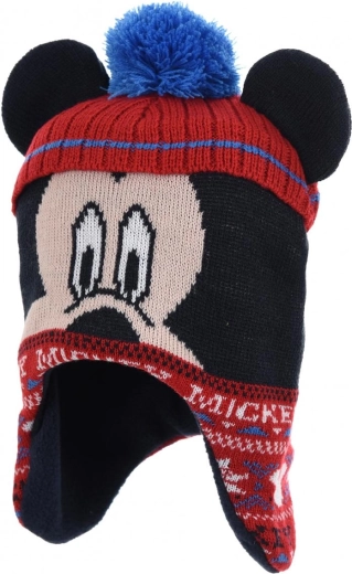 Kinder muts Mickey Mouse met fleecevoering – Maat: 48