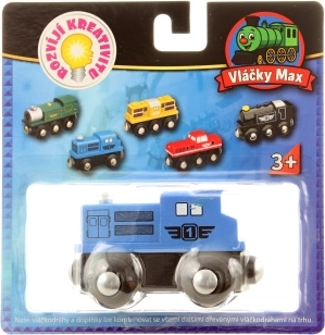 Maxim diesel-locomotief blauw