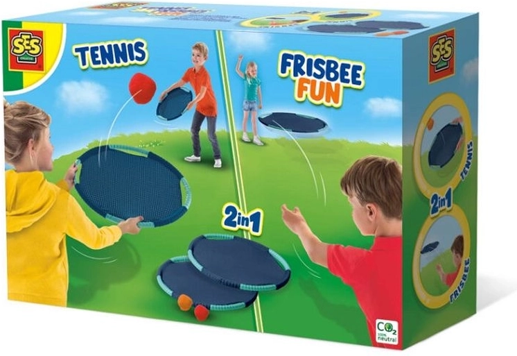 SES spel tennis en frisbee 2-in-1