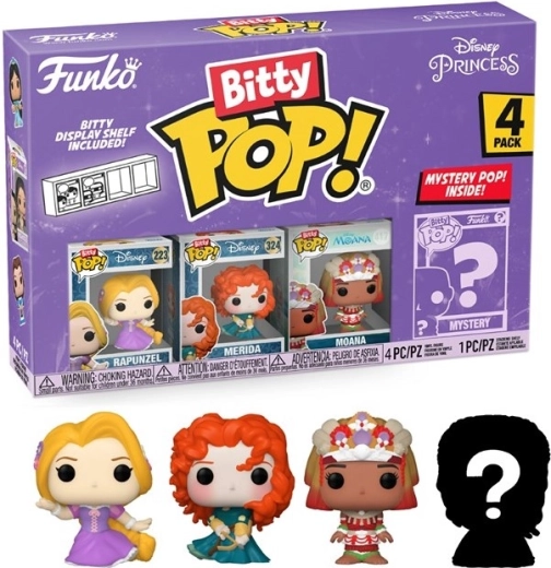 Funko Bitty Pop! Disney-prinses Rapunzel - verpakking met 4 figuren