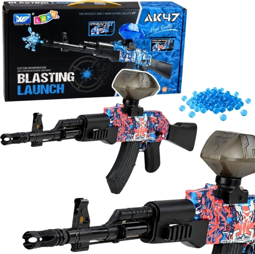 Elektrisch automatisch gelblaster AK47 70 cm