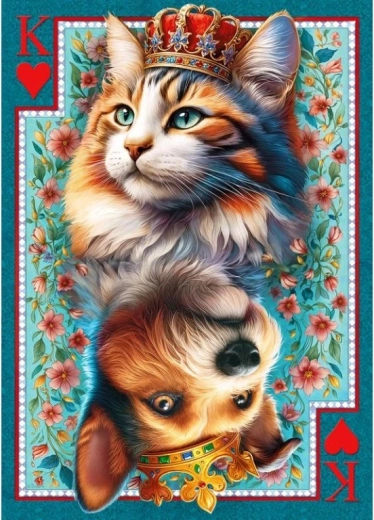 Cherry Pazzi puzzel Koninklijke kaart 1000 stukjes