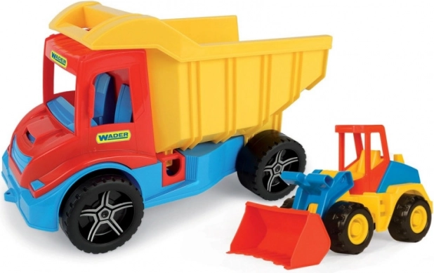 Multi Truck voertuigen met graafmachine